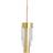 Ebb & Flow A-spire Brushed Brass/Clear Pendant Lamp ∅ 14cm