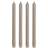 Villa Collection Aia Taupe Stearinljus 30cm 4st