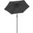 Songmics 2.1m Adjustable Garden Parasol Umbrella With 30° Tilt In 2 Directions Grey