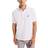 Nautica Mens Short Sleeve Solid Stretch Cotton Pique Polo Shirt - Bright White