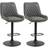 Homcom Adjustable Grey Bar Stool 117cm 2pcs