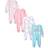 Gerber Gerber Baby Girl Sleep n Play Footed Pajamas 4-Pack