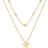 Kendra Scott Ari Heart Multi Strand Necklace - Gold