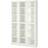 IKEA Billy/Oxberg White Bokhylla 202cm