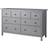 IKEA Hemnes Gray Lasered Byrå 160x96cm