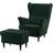 IKEA STRANDMON Dark Green Fåtölj 101cm