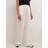 Kaffe Naya Wide Cotton Trousers, Chalk