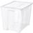 IKEA SAMLA Transparent Förvaringslåda 65L