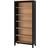 IKEA HEMNES Black/Brown/Light Brown Bogreol 197cm
