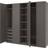 IKEA Pax Forsand Dark Grey Garderob 250x236.4cm