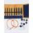 Knitpro symfonie: indigo wood: interchangeable needle set denim special