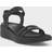 ecco Women's Flowt Lx Wedge Sandal Leather Black