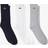 Lacoste Triple Pack Ankle Socks Grey