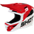 Shot Furious Chase MX Helmet - Red/White Adult