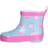 Playshoes Gummistøvler - Turkis/Pink/Lyserød/Sort/Hvid