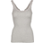 Rosemunde Round Neckline Silk Top - Light Grey Melange