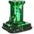 Kosta Boda Rocky Baroque Emerald Lysestage 15cm