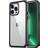 MAULUND iPhone 14 Pro Hybrid Håndværker Cover m. Glas Skærmbeskyttelse Gennemsigtig Sort