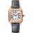 Cartier Santos-Dumont Silver 18kt Rose Gold Ladies WGSA0022
