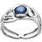 Maanesten Edith Ring - Silver/Blue