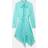 Stella McCartney Double Satin Lace Dress, Woman, Aquamarine, Aquamarine