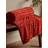 Catherine Lansfield Cosy Ribbed Soft Blankets Orange (170x130cm)