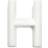 Habo Bokstav H 1002 Vit, 10st, 22855