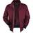 RED by EMP RED by EMP Burgundy-Red Bomber Jacket with Standing Collar Between-seasons Jacket burgundy