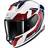 SHARK Helmets Skwal i3 Integralhjälm Rhad Vit-Krom-Röd Vuxen, Unisex