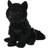 Wild Republic Wolf Plush Black Stuffed Animal Plush Toy
