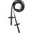 Horze Muswell Leather Reins with Rubber Black P unisex
