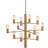 Herstal Manola Brass Pendellampa ∅ 60cm