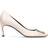 Roger Vivier Belle Trompette Leather Pumps - White