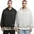 Urban Classics Huvtröja för män 80-tals luvtröja för män överdimensionerad look med långa ärmar färger, storlekar S–XXL, Lätt asfalt