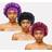Shein 3pcs Women's Satin Wide Brim Sleep Cap