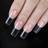Shein Bulk Transparent Long Square Nail Tips - Transparent