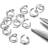 Shein 200pcs 3mm 4mm 5mm 6mm 7mm 8mm 10mm stainless steel DIY Jewelry Findings Open Single Loops Jump Rings & Split Ring for jewelry making
