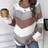 Shein Maternity Colorblock Raglan Sleeve Sweater