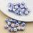 Shein 30pcs Simple & Fashionable Ceramic Beads, Crystal Glass Round Beads, Diy Handmade Jewelry Making Accessories