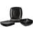 Mikasa Tops 5149357 Raven Black Dinner Set