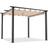 Rattantree 3x3M Outdoor Retractable Pergola with Canopy Gazebo