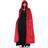 Horror-Shop Roter Samt Umhang Vampir Cape