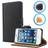 MTP Products iPhone 5 iPhone 5S iPhone SE pung læder taske/etui Sort