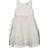 Happy Girls Dress Lilly with Flowers - White/Pink