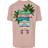 Mister Tee Vive La Liberte Bluser T-Shirts - Lysebeige/Jade/Græsgrøn/Gammelrosa