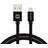 Swissten USB Lightningkabel 2m