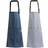 Cooking Kitchen Grey/Blue Apron Grey, Blue (75x70cm)