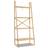 Costway 4-Tier Natural Book Shelf 147.3cm