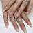 Shein 24pcs/set Short Almond Shape French Nail Art Tips With Gradient Gel 24-pack