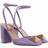Valentino Garavani Pumps & High Heels Ankle Strap Block Heels violet Pumps & High Heels for ladies